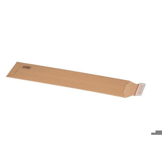 Smartbox Pro - 25er Pack Wellpappen-Versandtaschen für KFZ-Kennzeichen (Selbstklebend & Aufreißfaden) | 140x590x50mm